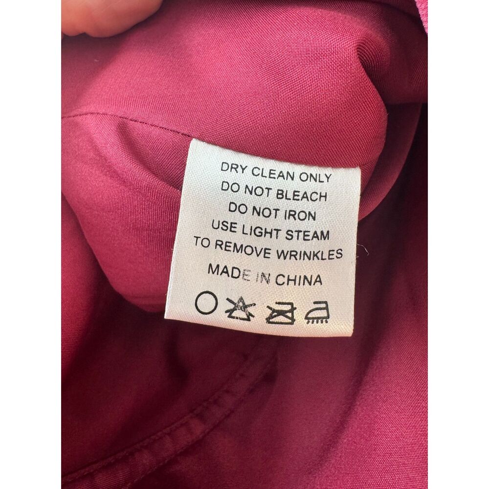 AZAZIE Katrina Bridesmaid Dress • Mulberry • Flowy A-Line One Shoulder XS/S - Picture 9 of 9